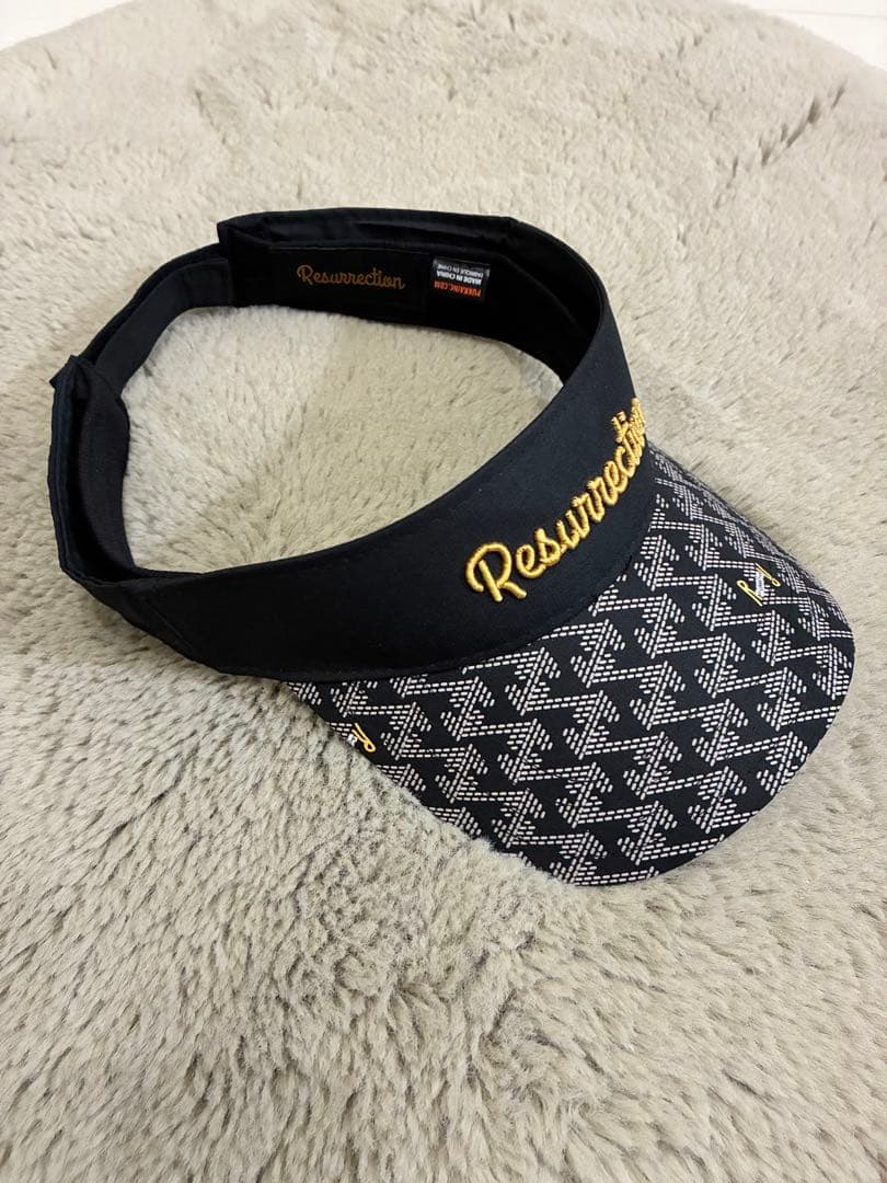 美品 Resurrection バイザー ブラック