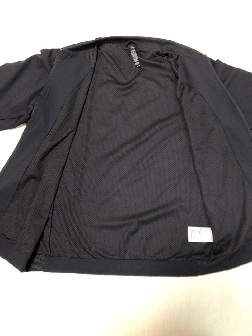 【美品】adidas アディダス ストレッチウーブン　テニスジャケット 黒 L