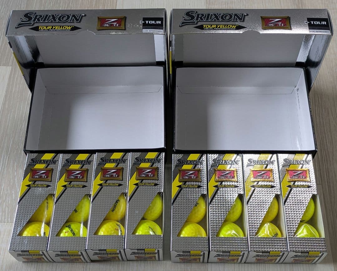 SRIXON Zスター XV ゴルフボール イエロー　スリクソン　2ダース
