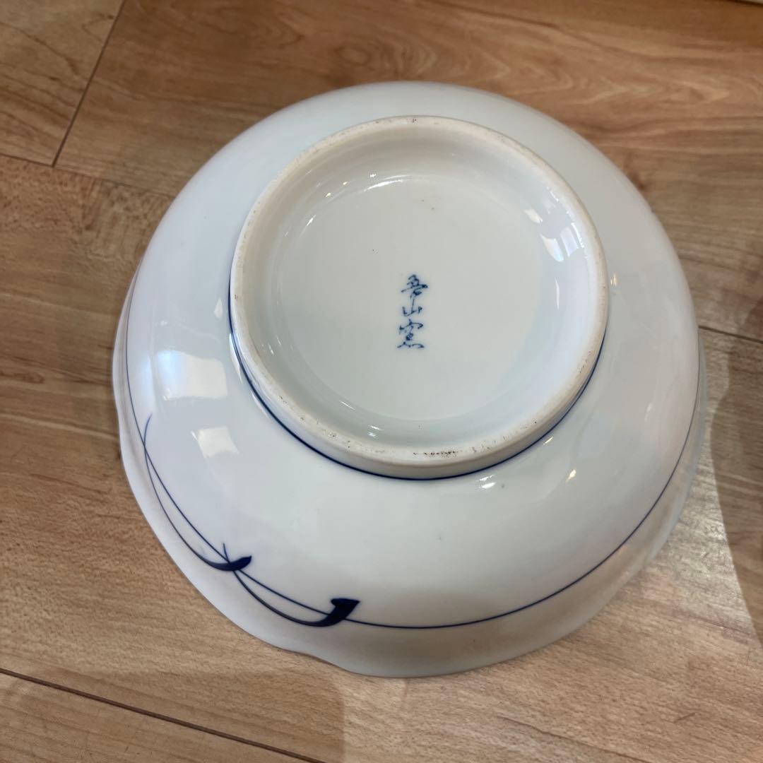(80s)伊万里焼　有田焼　吾山窯　大深皿2点　中深皿４点　セット