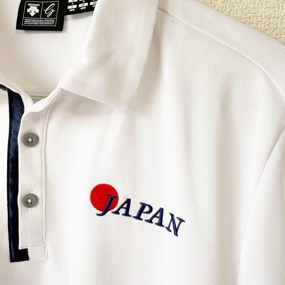 【新品】デサント ゴルフ 日本代表モデル ポロシャツL
