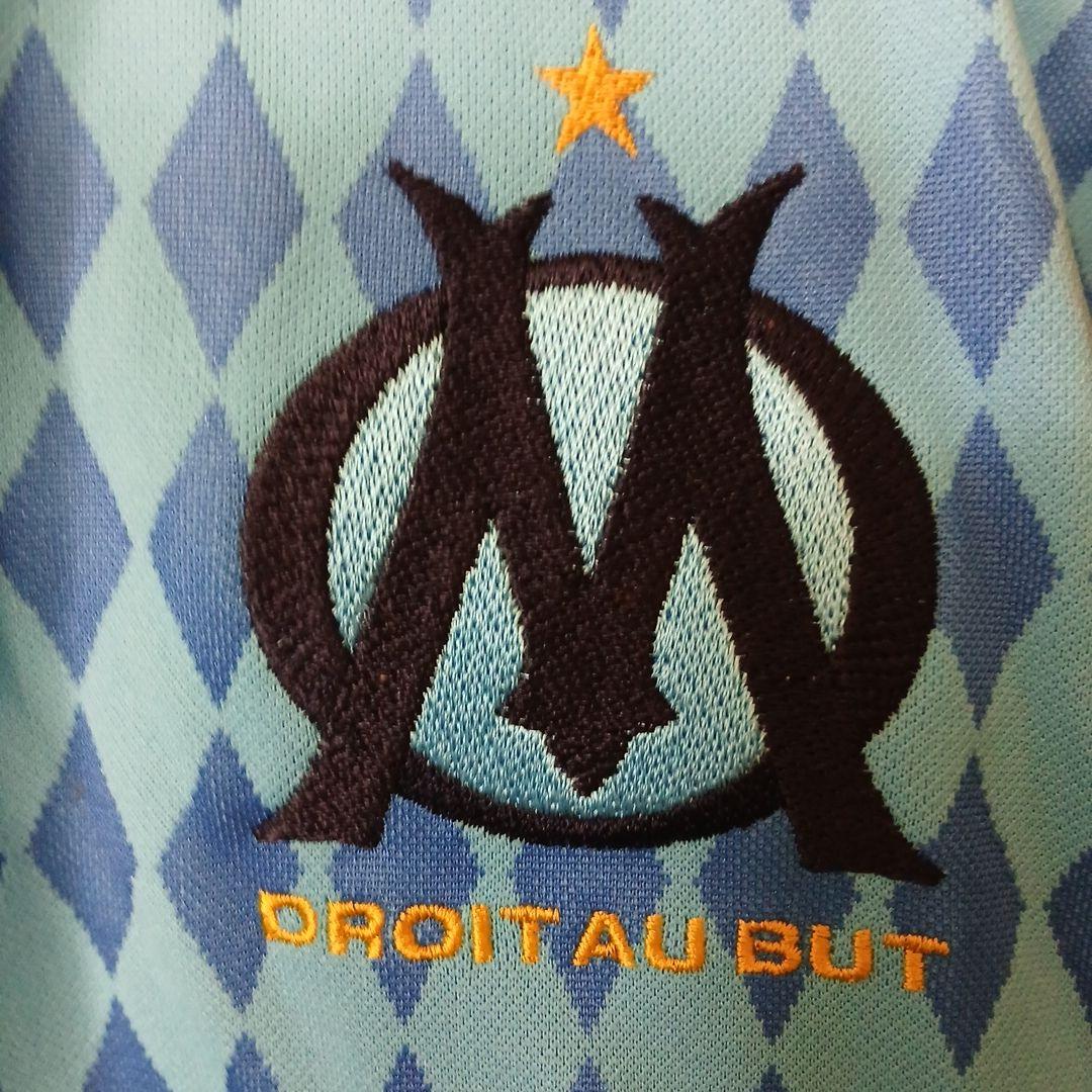 adidas マルセイユ ジャージ 水色/ネイビー Mサイズ