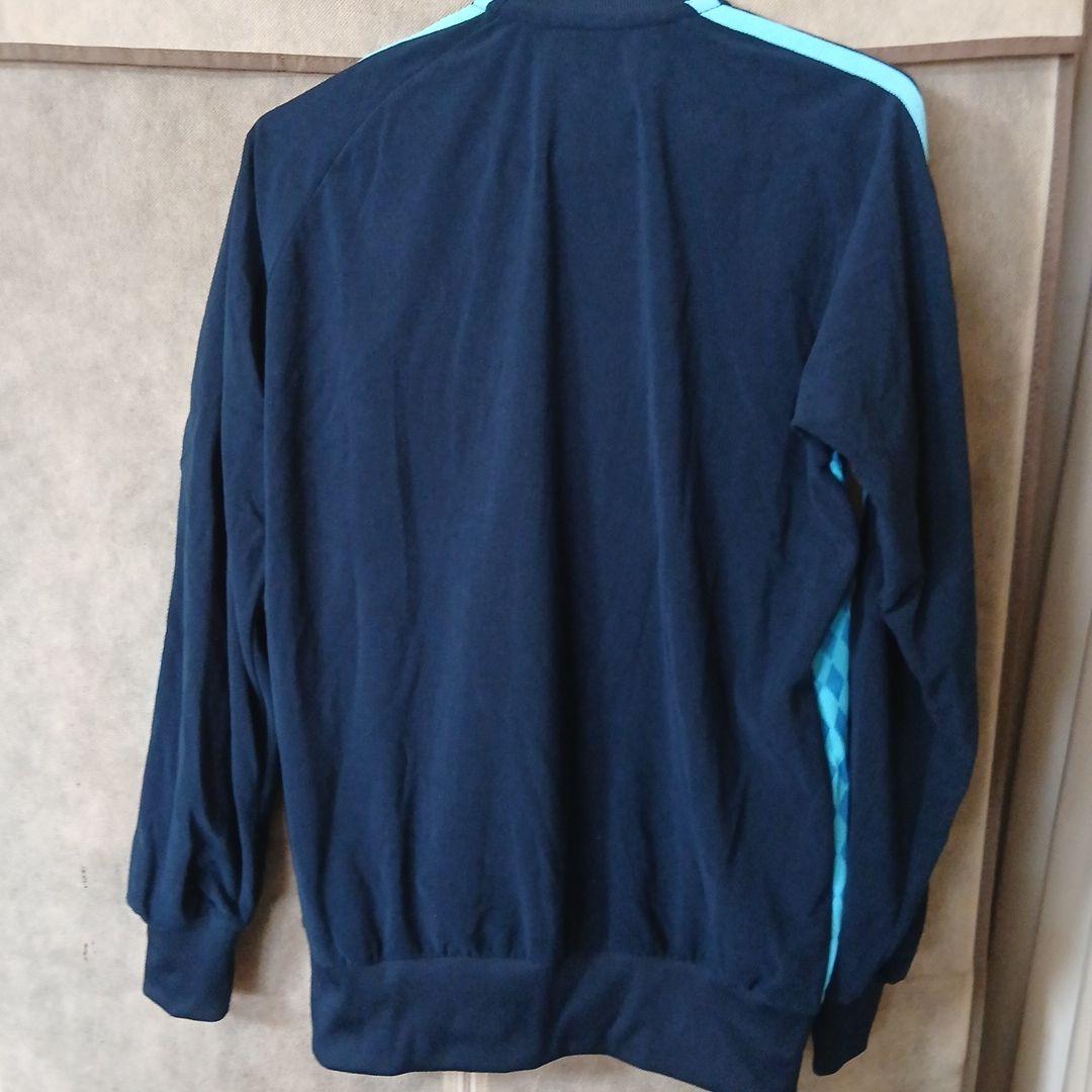 adidas マルセイユ ジャージ 水色/ネイビー Mサイズ
