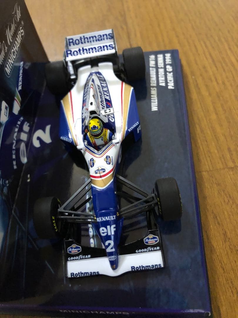 アイルトンセナ　ウィリアムズ　ロスマンズ FW16 PACIFIC1994限定品
