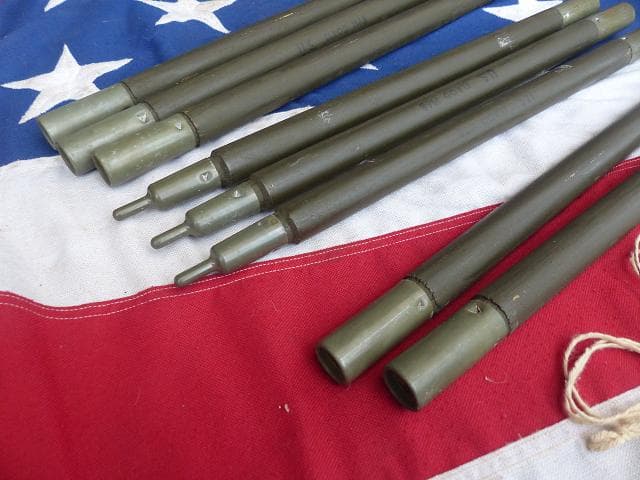 1968” 米軍 ナム戦　テントポール　8本セット 軍幕 308