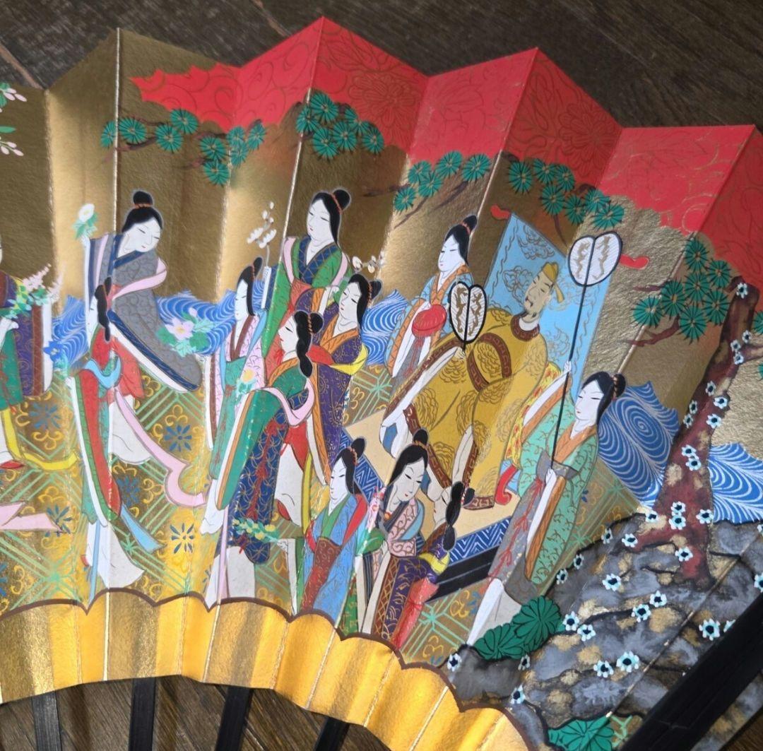 仕舞扇　鬘扇　桐箱付　十松屋福井扇舗