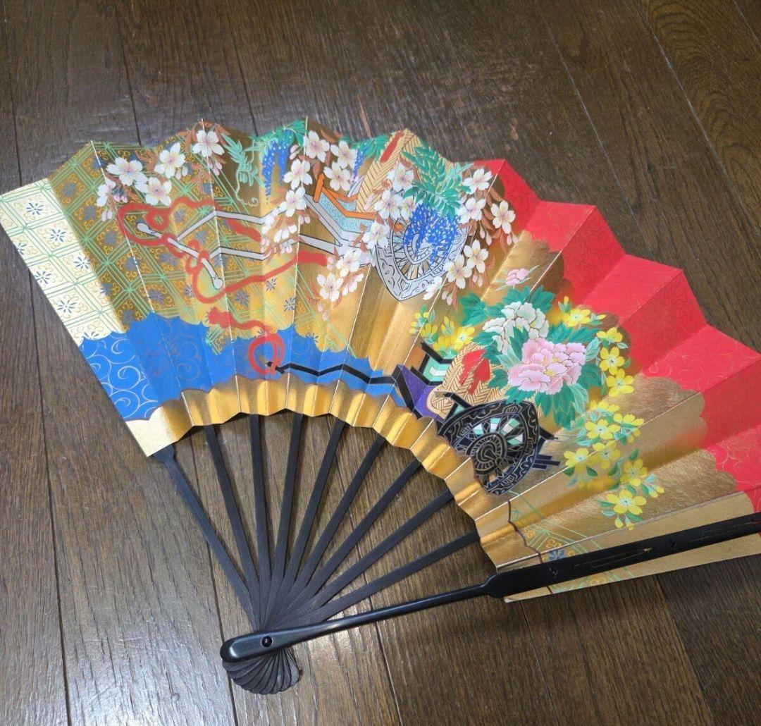 仕舞扇　鬘扇　桐箱付　十松屋福井扇舗