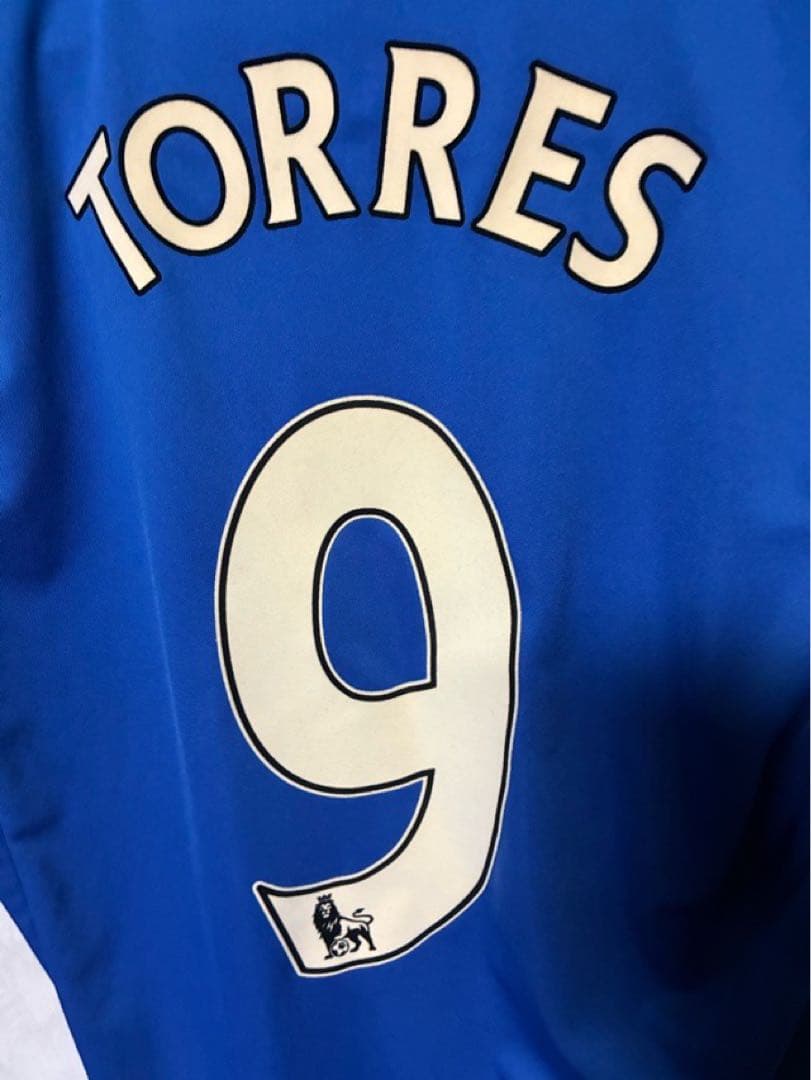 チェルシー 12-13 ユニフォーム TORRES トーレス Oサイズ ゴールド