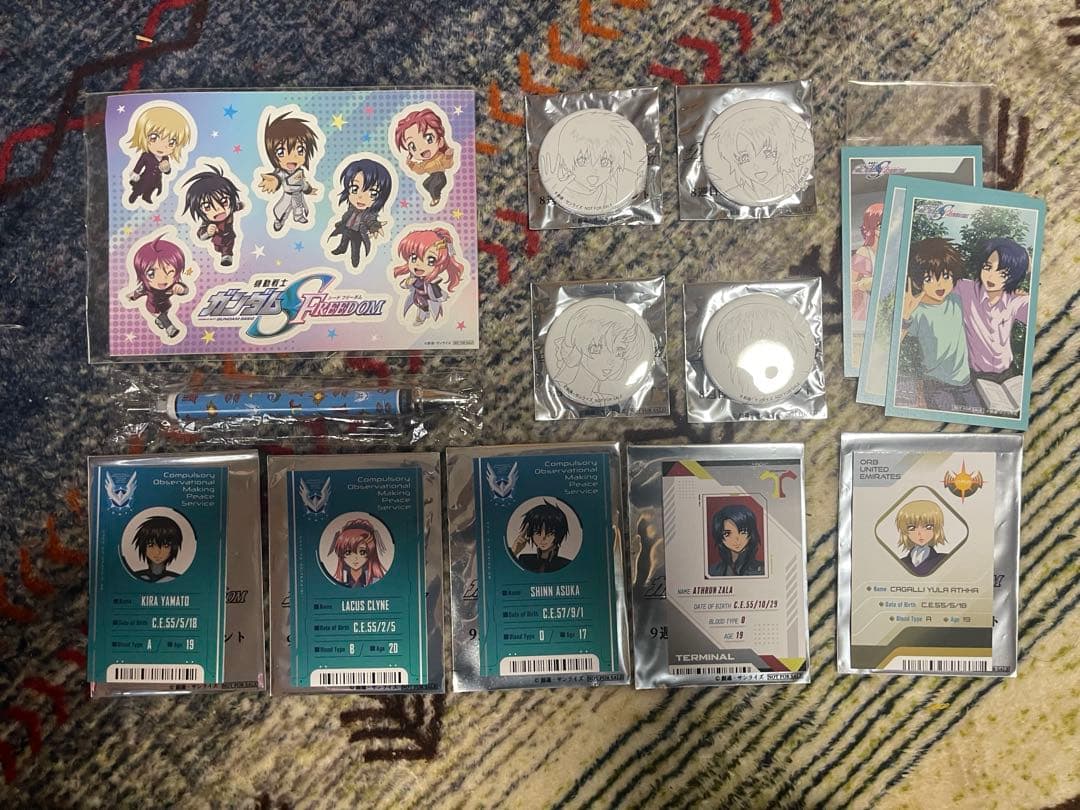 大幅値下げ、ガンダムSEED 劇場特典　コンプセット（ポストカード　フィルム）
