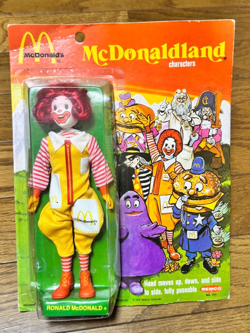激レア REMCO 1976 マクドナルド ブリスターパック 7体 セット