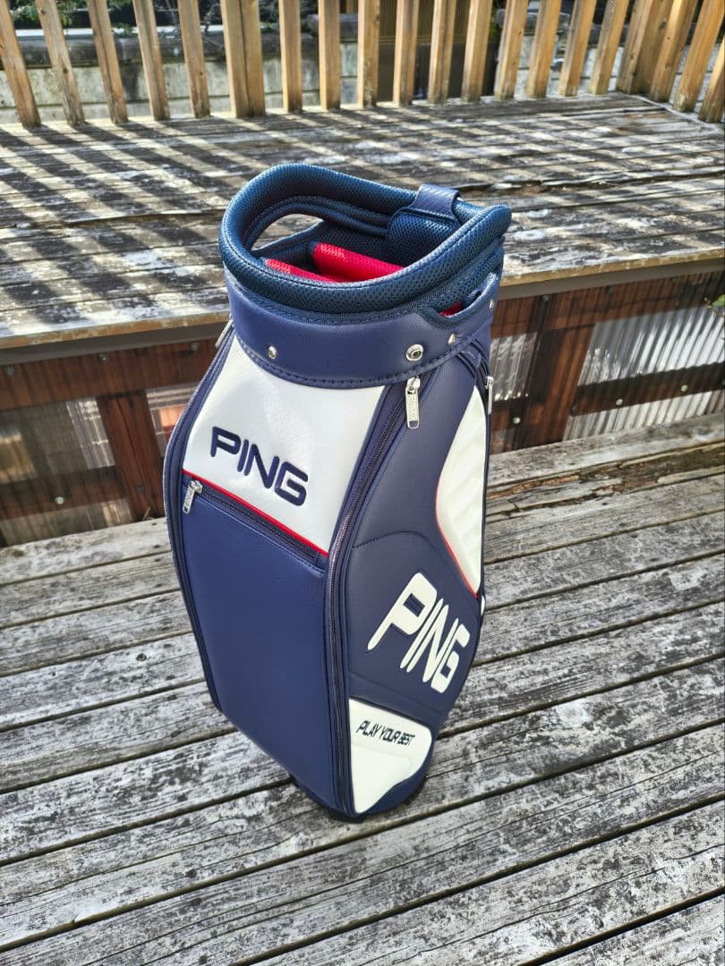 PING ピン 軽量ゴルフバッグ ネイビー