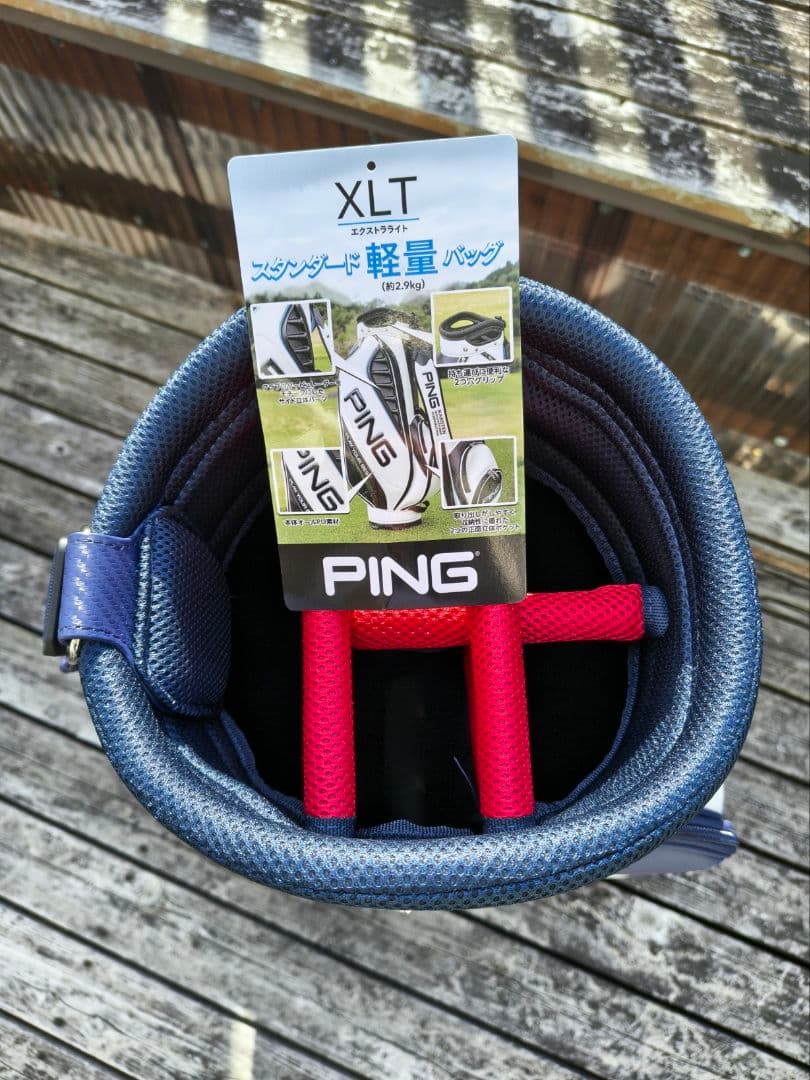 PING ピン 軽量ゴルフバッグ ネイビー