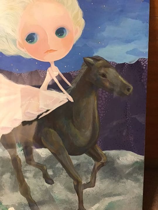 絵画　馬