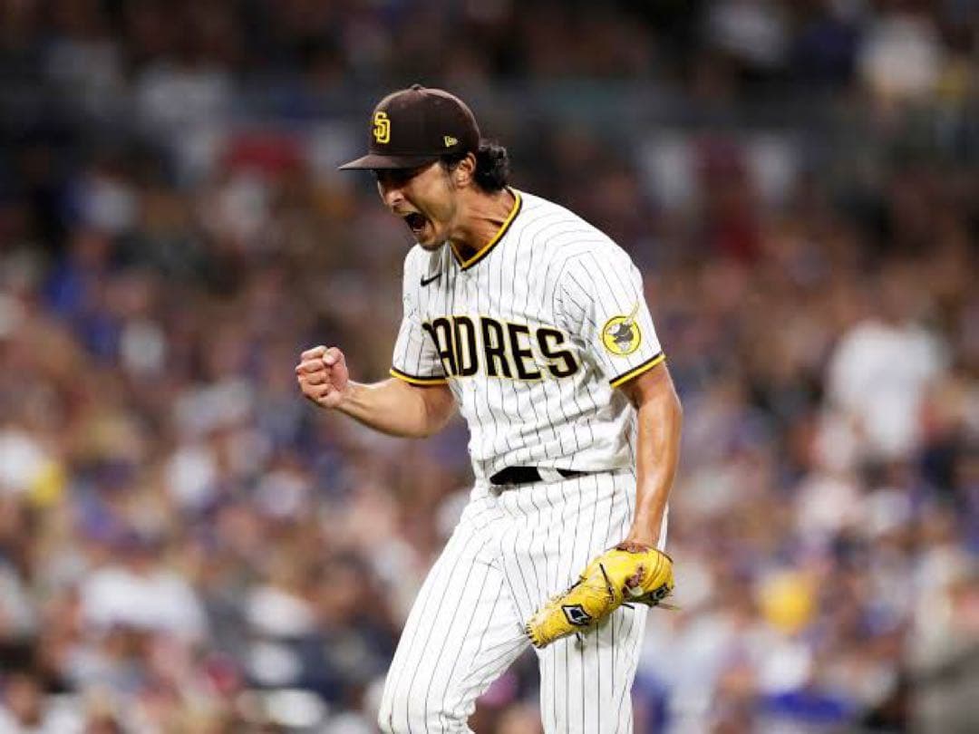 【正規品】ダルビッシュ MLB 公式リミテッドプレイヤージャージ L