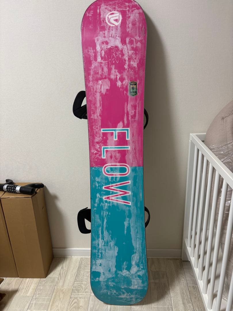 FLOW スノーボード Burtonバインディングセット