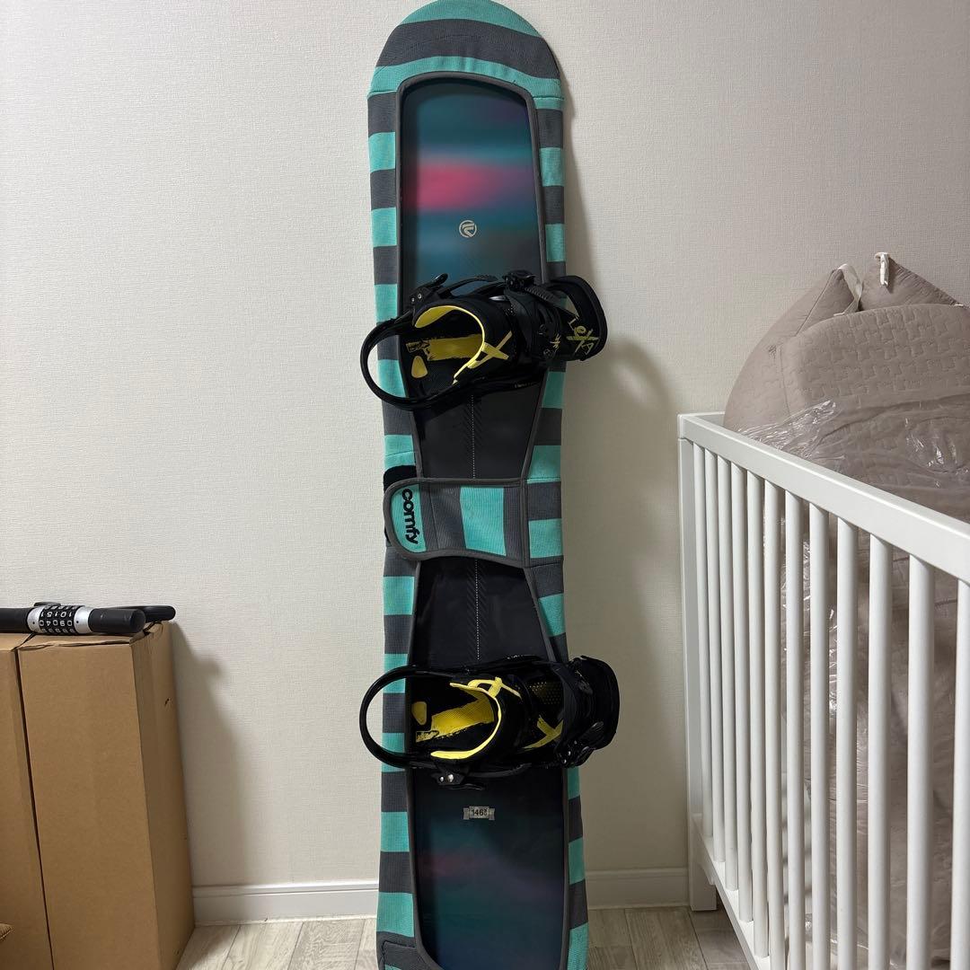 FLOW スノーボード Burtonバインディングセット