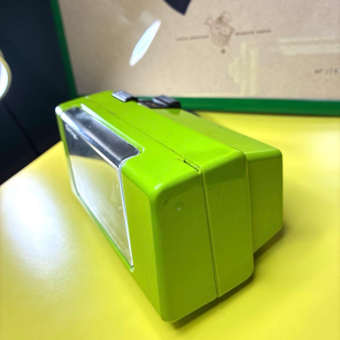 SANKYO パタパタ時計 グリーン
