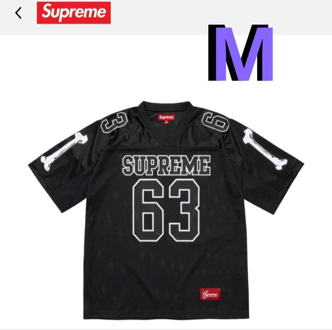 新品　Supreme Bones Football Jersey Black M