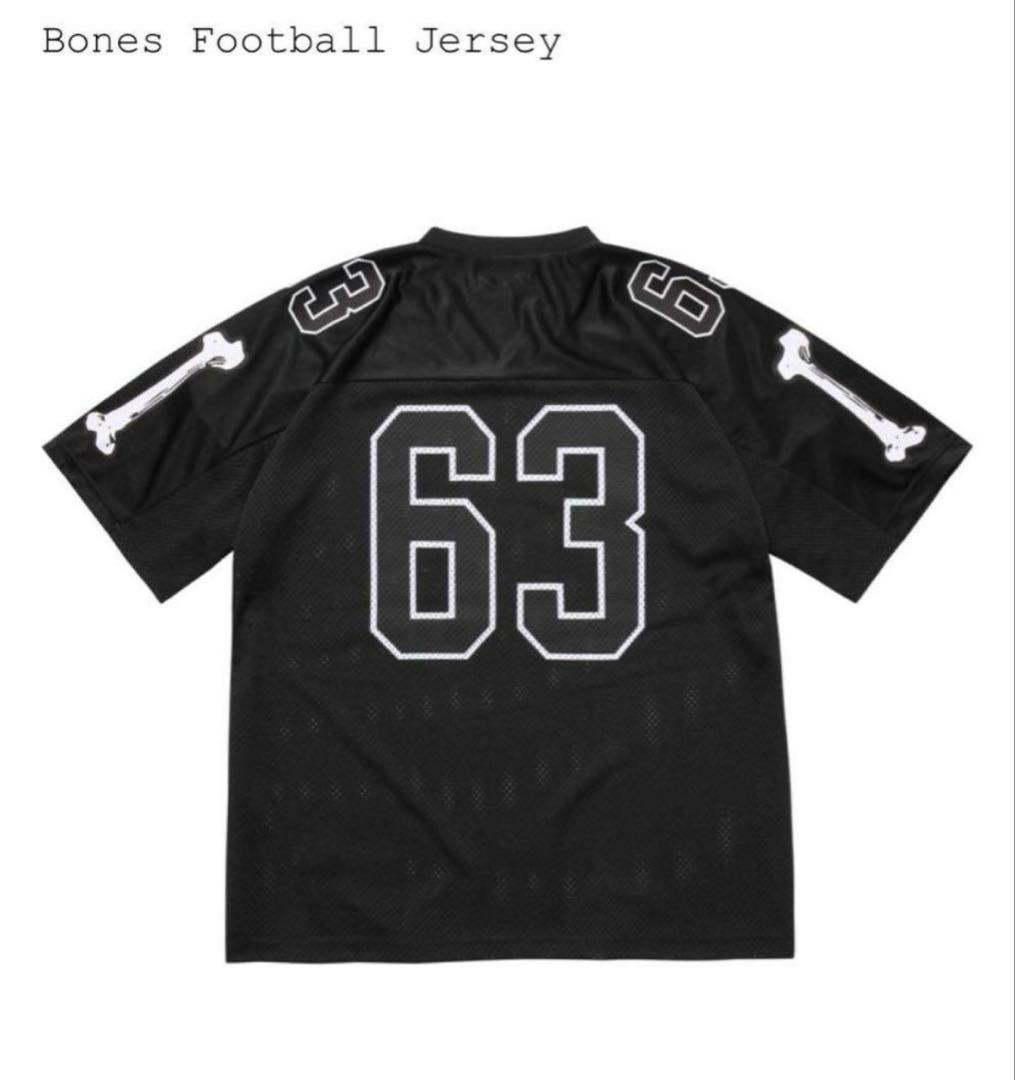 新品　Supreme Bones Football Jersey Black M