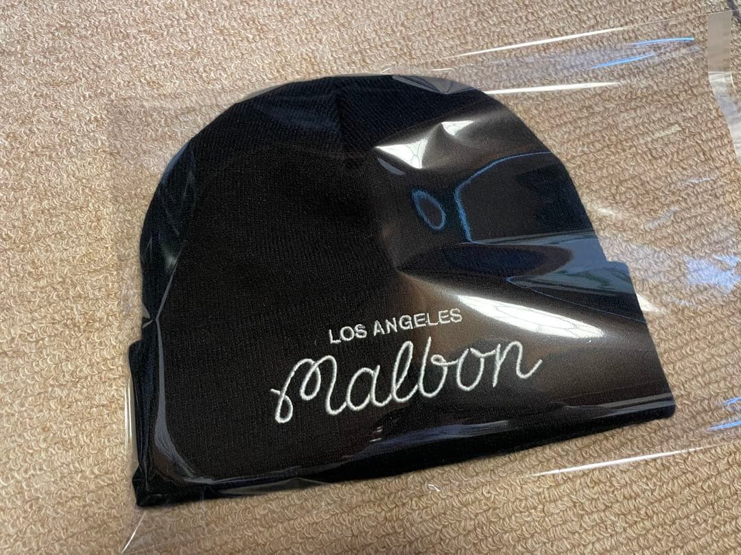 正規品希少!マルボンゴルフbeamsgolfニット帽 Malbon