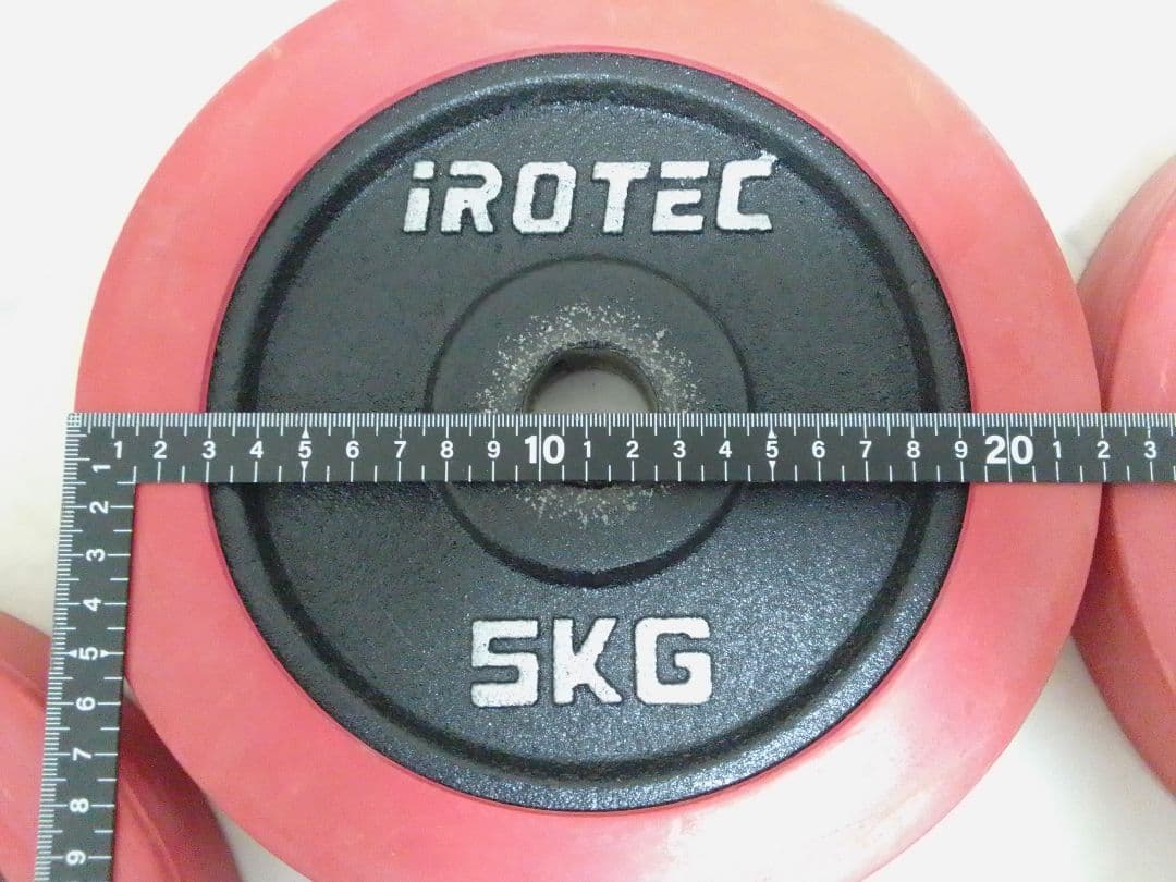 アイロテック iROTEC ラバー ダンベル 5kg×4=20kg 28mm ①