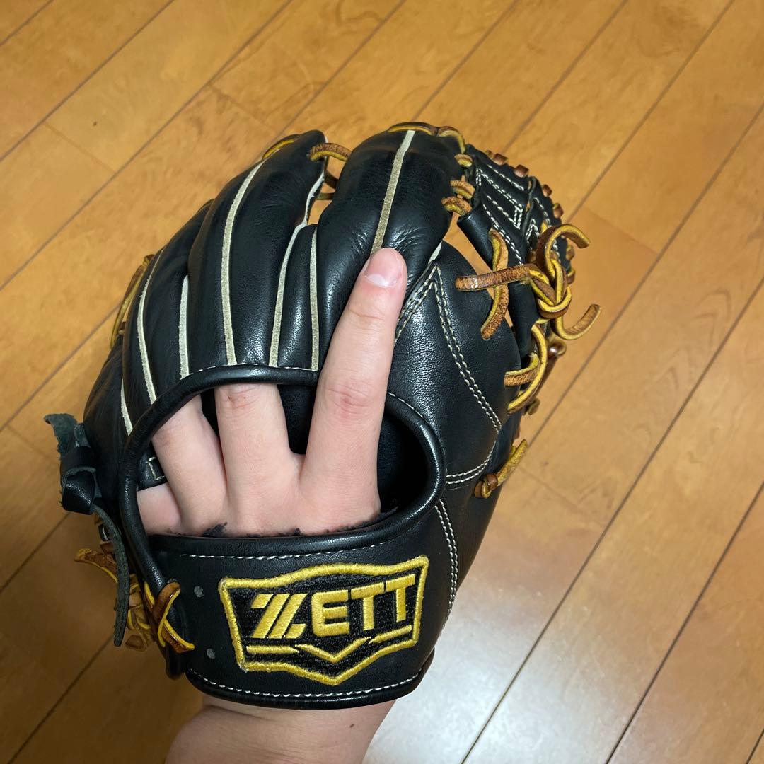 ZETT 硬式　軟式　内野手用トレーニンググローブ