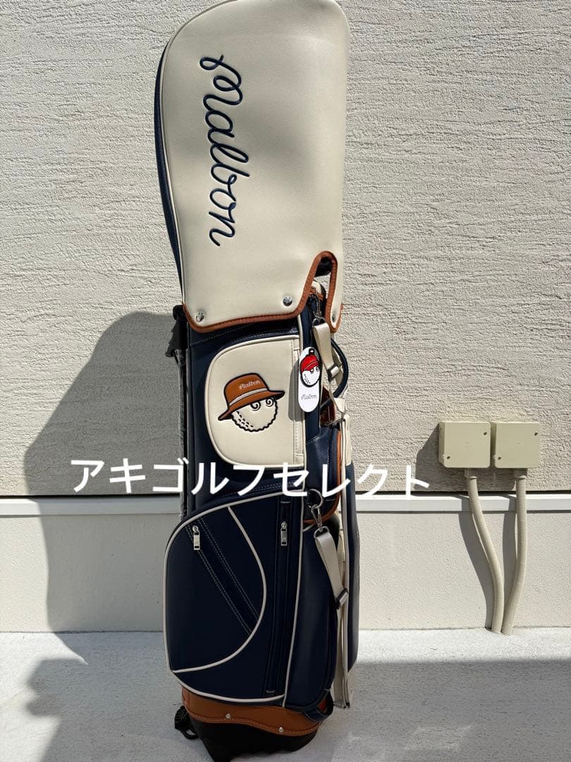 即日発送　Malbon キャディバッグ ネイビー
