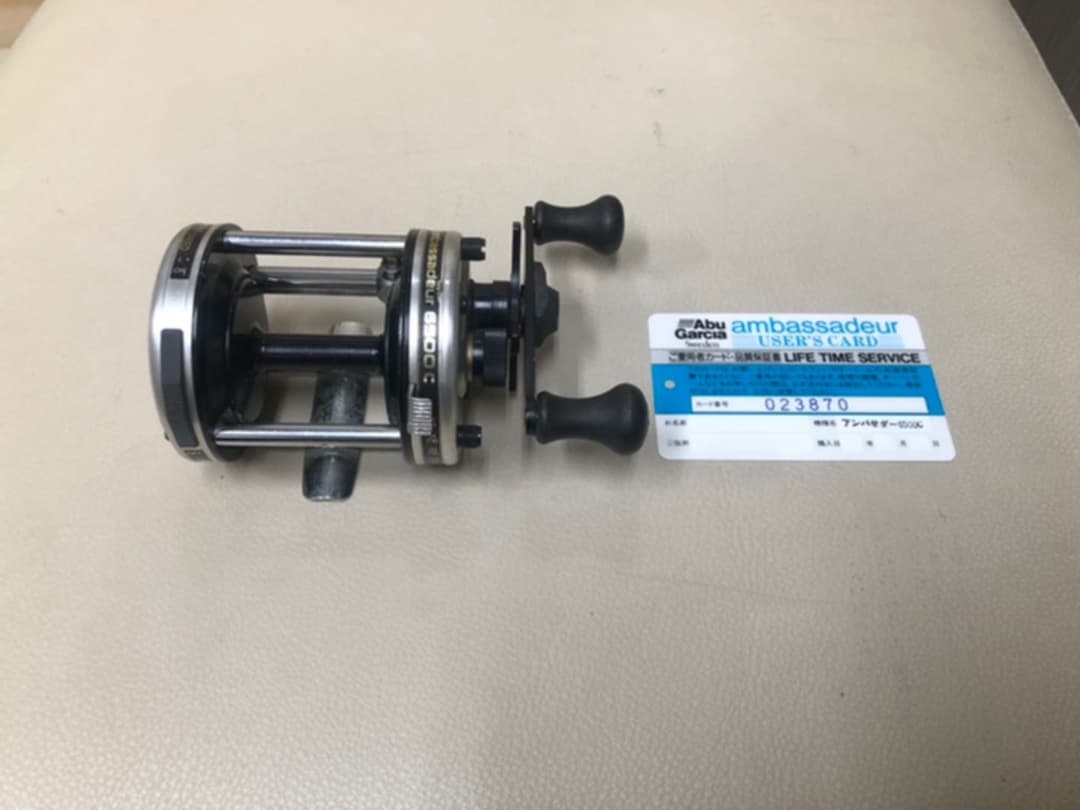 Ambassadeur 6500C アブガルシア ステンレスシルバー