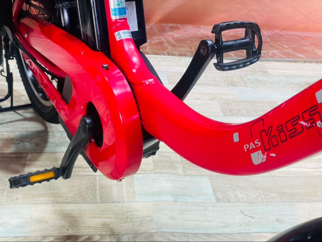 パスキス⭐️激レアモデル！ヤマハ子供乗せ電動アシスト自転車Y3432