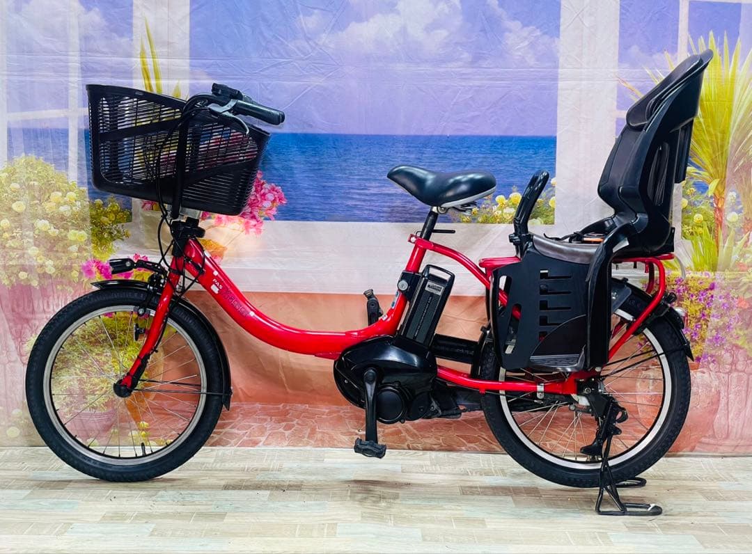 パスキス⭐️激レアモデル！ヤマハ子供乗せ電動アシスト自転車Y3432