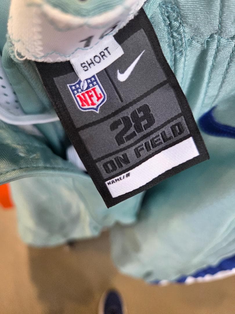 NIKE NFL ON FIELD ゲームパンツ 水色 28 SHORT