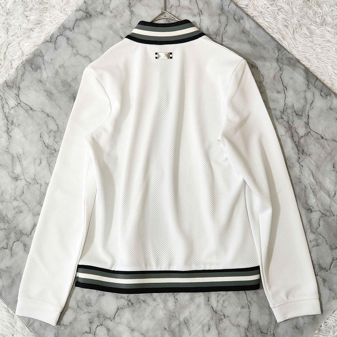 ✨タグ付未使用品✨LANVIN SPORT フルジップゴルフジャケット 白 38