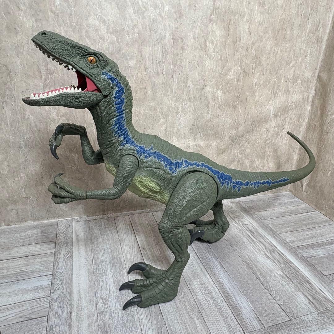 MATTEL ジュラシックワールド スーパー ビッグ 96cm ブルー マテル