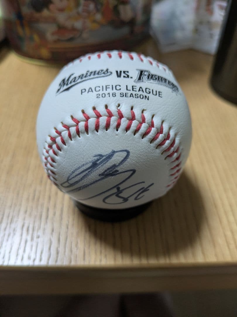大谷翔平 　涌井秀章　2016年 パシフィックリーグ開幕記念ボール