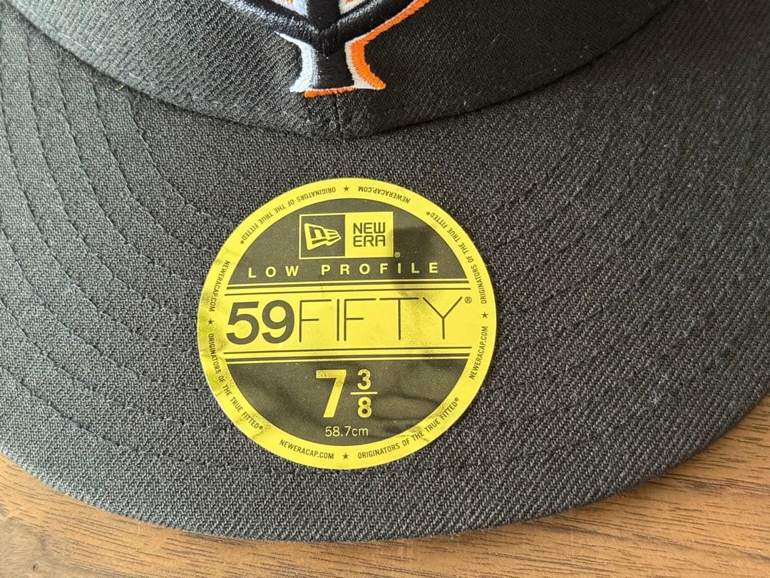 ジャイアンツ New Era 59FIFTY 2025橙魂キャップ 7 3/8