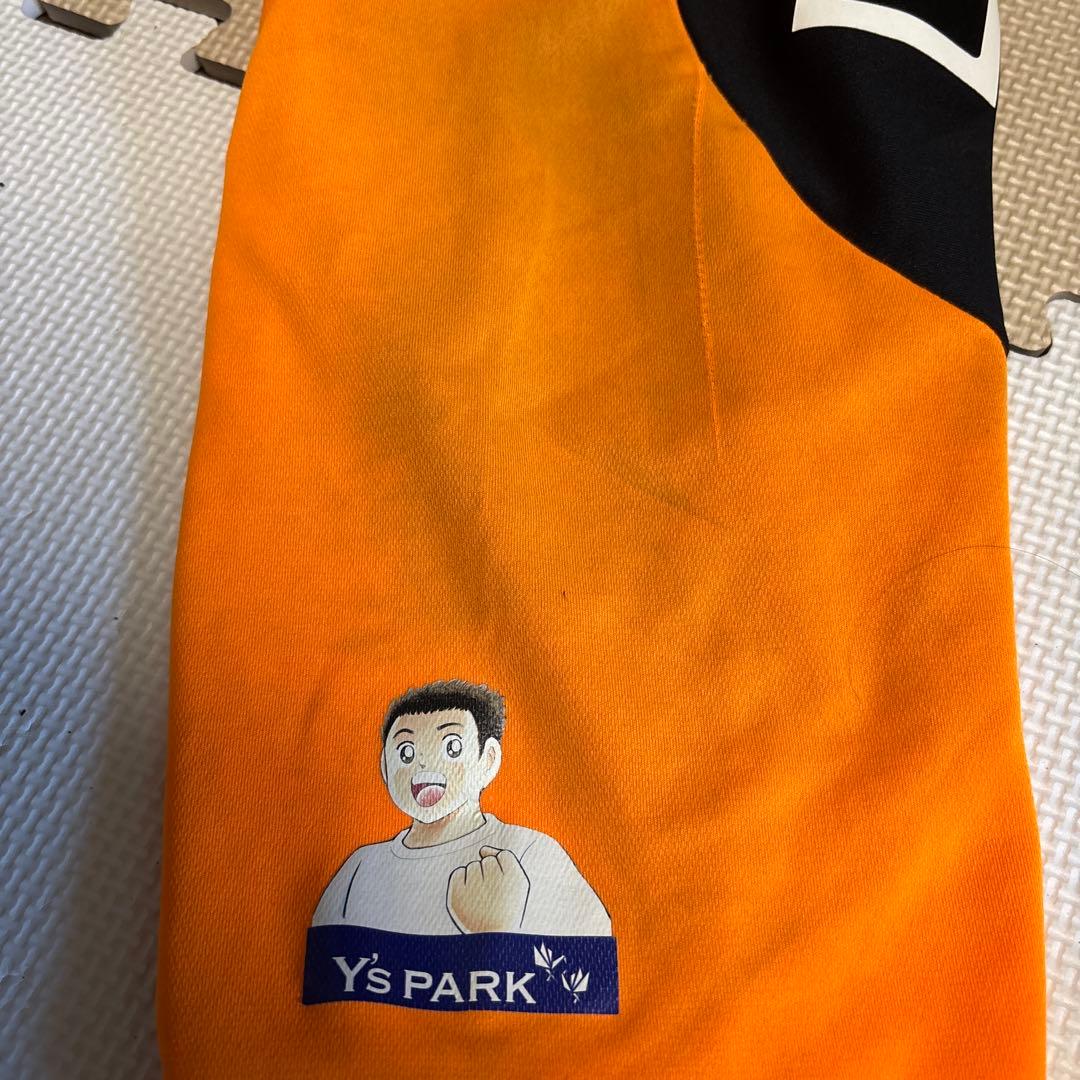 青森山田高校サッカー部スポンサー付き サッカーウェア Lサイズ オレンジ・グレー