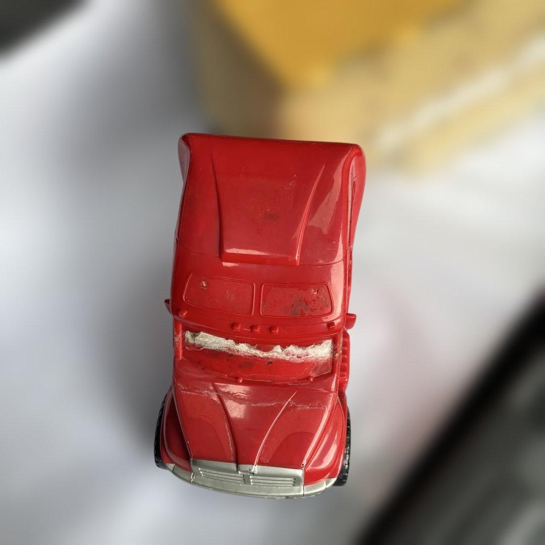 GOODYEAR 赤 トレーラー ミニカー