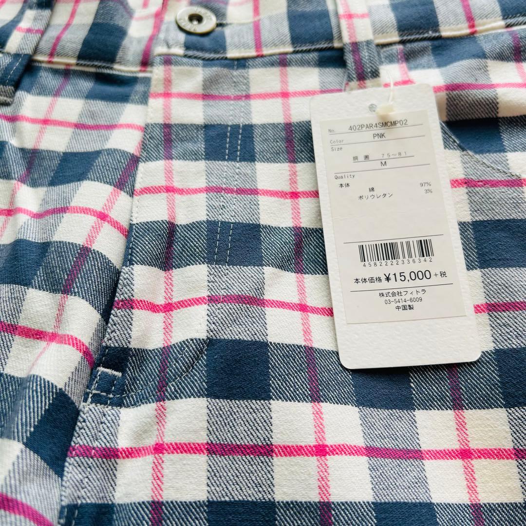 【新品】PAR 72 パーセッタンタドゥエ ゴルフ パンツ 長ズボン チェック柄