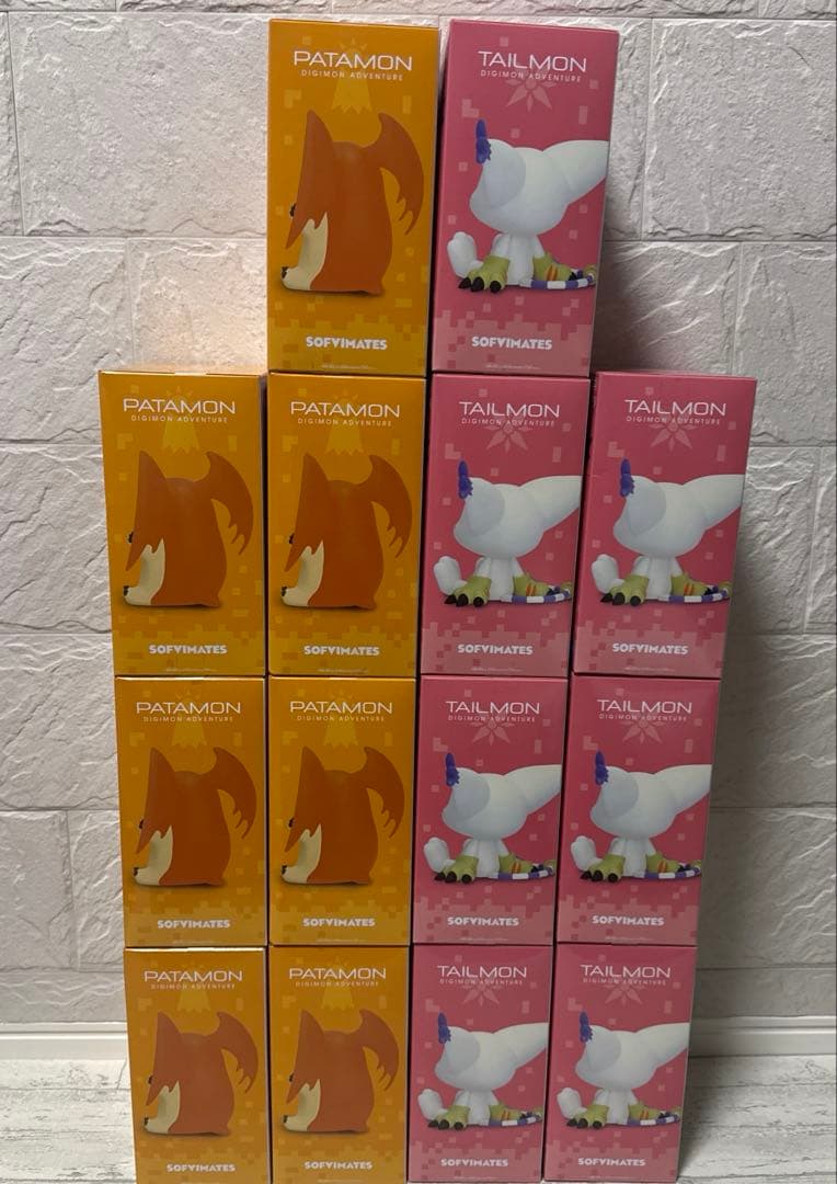 デジモンアドベンチャー 　SOFVIMATES テイルモン　パタモン　7セット