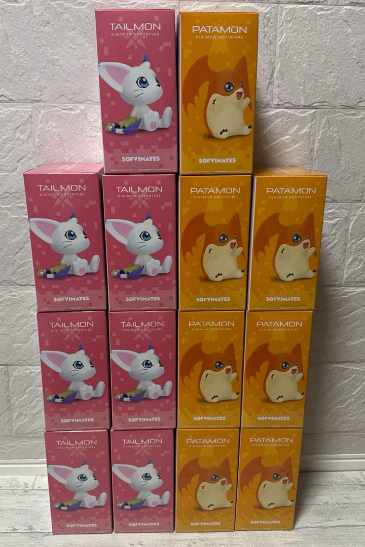 デジモンアドベンチャー 　SOFVIMATES テイルモン　パタモン　7セット