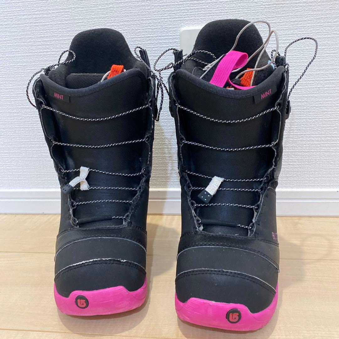 【美品_即日発送】BURTON スノボMINT-ASIAN FIT 22.5cm