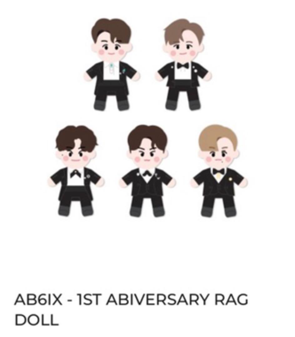 AB6IX 1st abiversary Doll ぬいぐるみ 5体SET