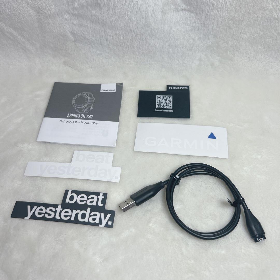 ✨未使用級✨ Garmin Approach S42 GPSナビ　ゴルフウォッチ