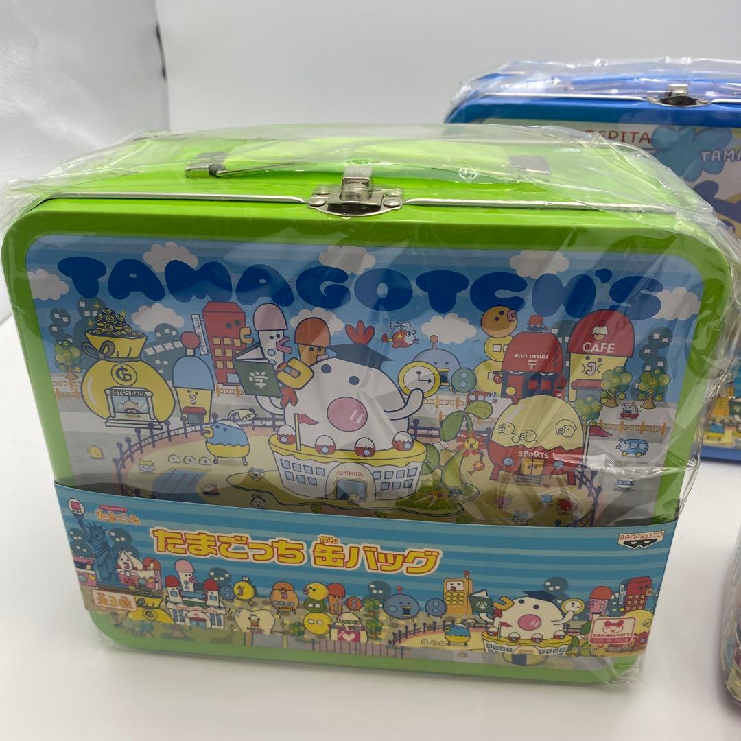 当時物　レア　たまごっち 缶バック　3種