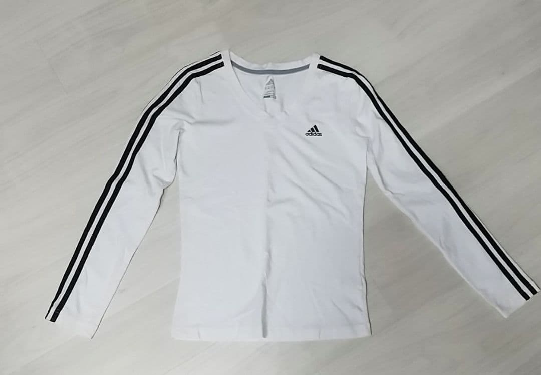 春～夏　adidas ジャージ上下セット　レディース　M　長袖Tシャツ半袖シャツ
