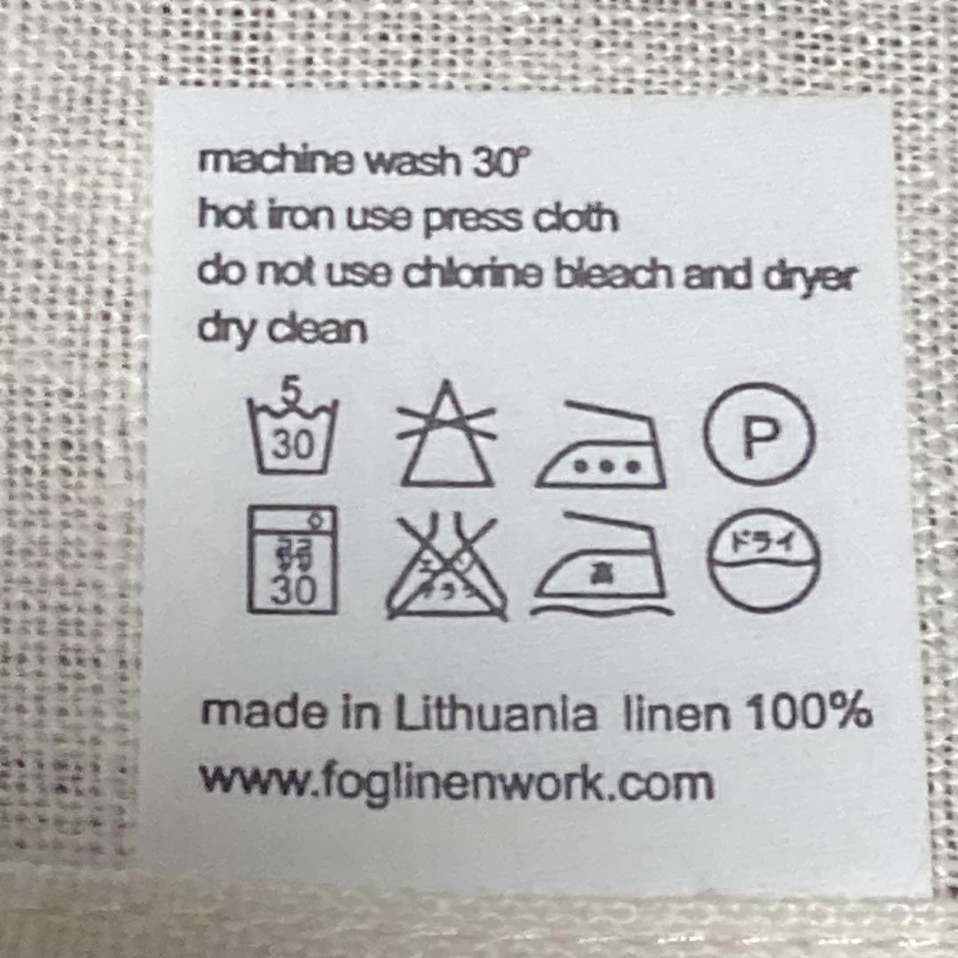 fog linen work フォグリネンワーク　エプロン