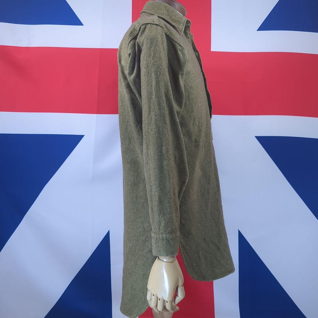 【実物美品】イギリス軍ウールシャツ1940年代製