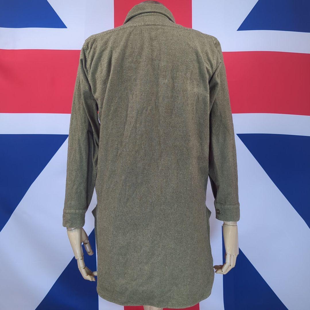【実物美品】イギリス軍ウールシャツ1940年代製