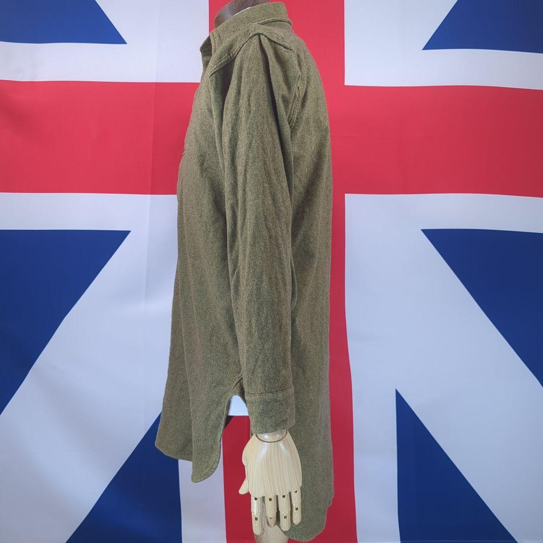 【実物美品】イギリス軍ウールシャツ1940年代製