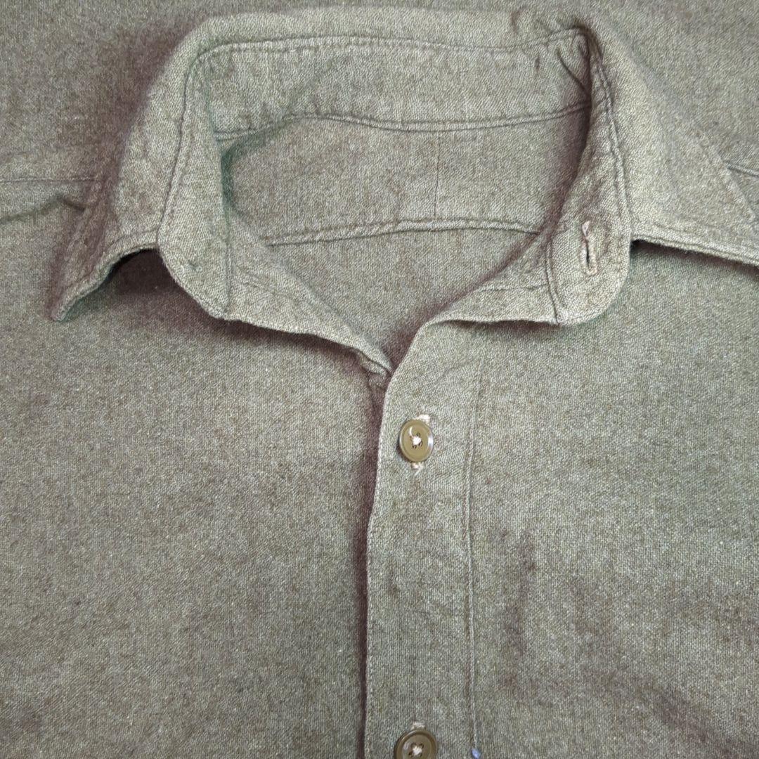 【実物美品】イギリス軍ウールシャツ1940年代製